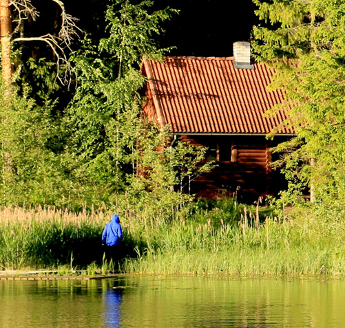 Озерный домик